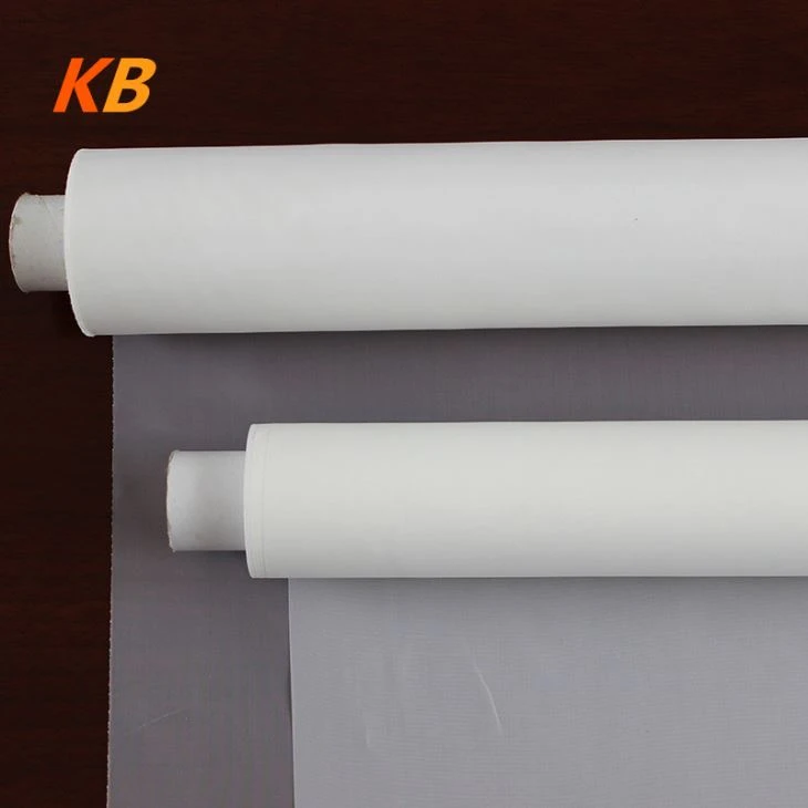 120 Mesh/48T White Silk Screen Printing Mesh Fabric