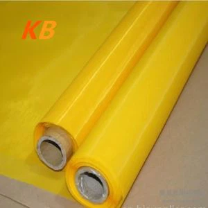 Polyester Yellow Material 300 Mesh Count Silk Screen Printing Mesh Fabric